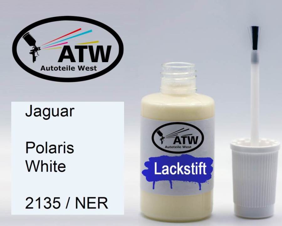 Jaguar, Polaris White, 2135 / NER: 20ml Lackstift, von ATW Autoteile West.